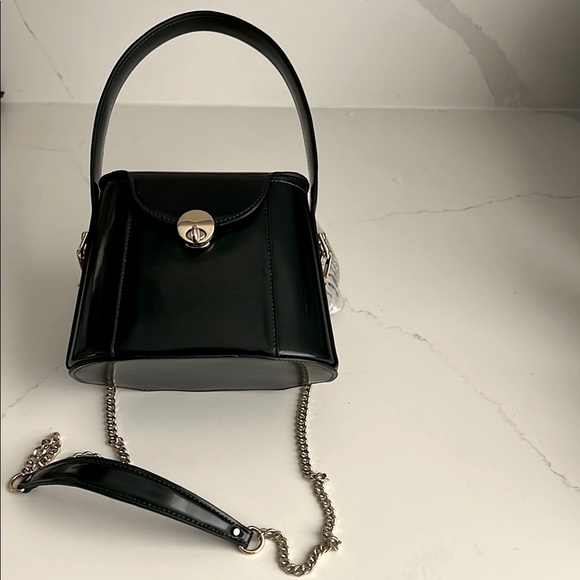 Patent Green Mini Bag - Picture 3 of 8